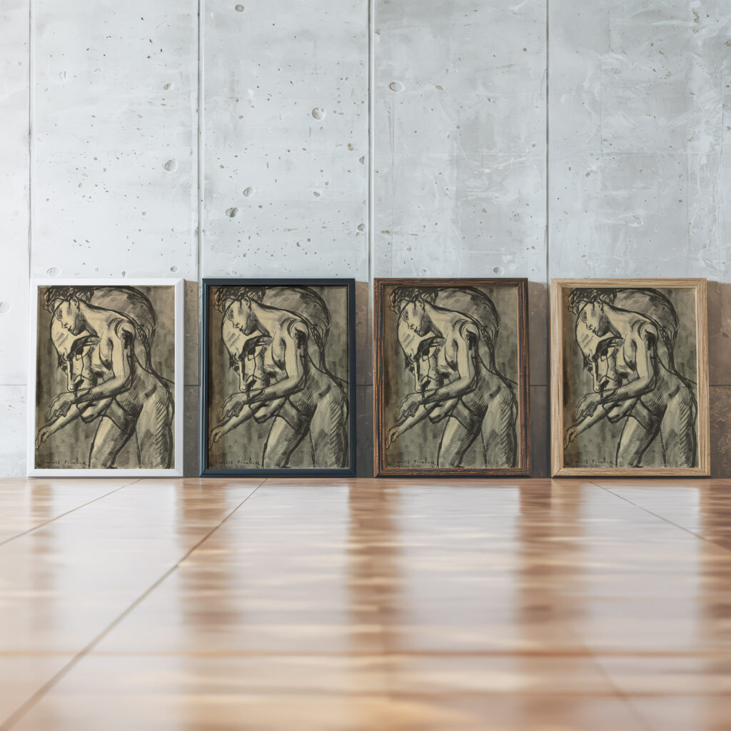 Sans titre circa 1932 Francis Picabia framed posters mockup