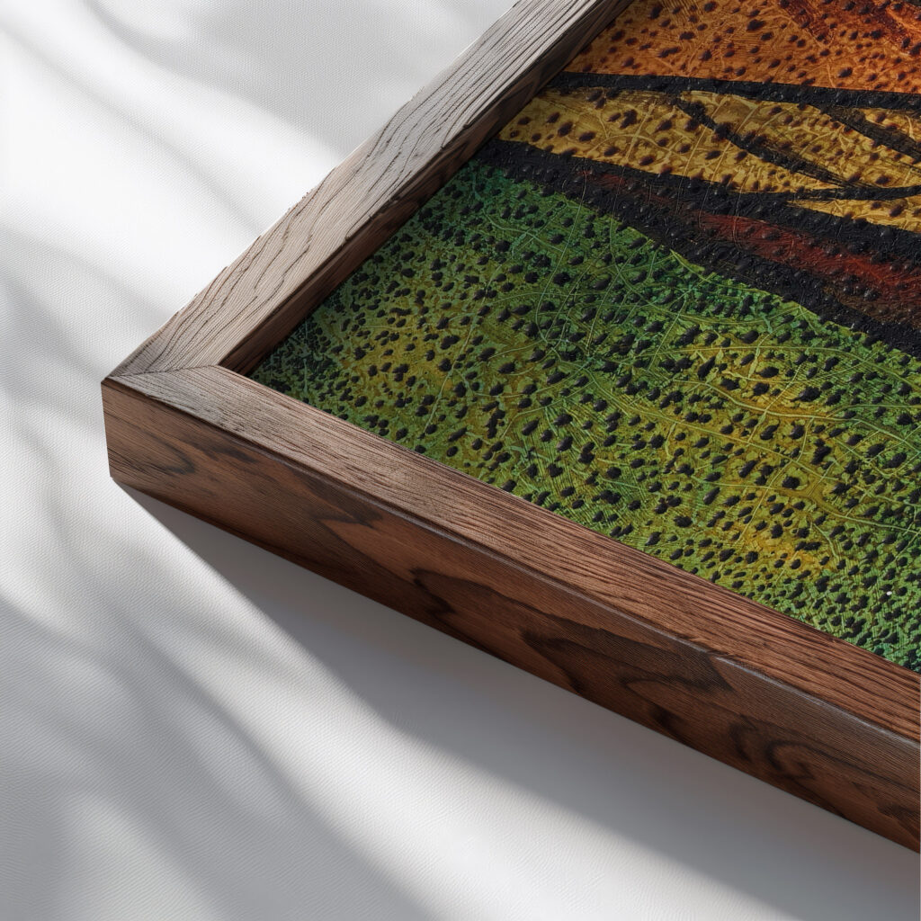 Sans titre circa 1937 1938 Francis Picabia close up dark wood mockup