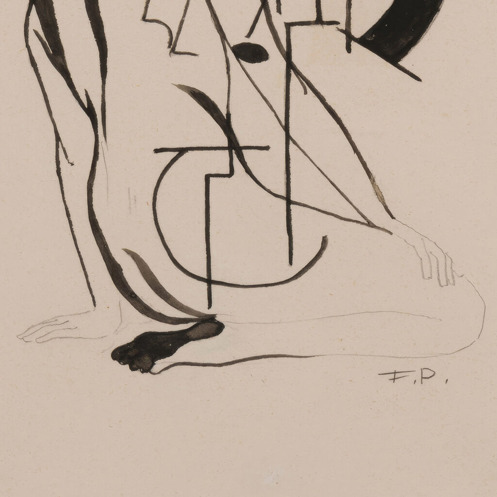 Sans titre ou Nu a la guitare circa 1922 Francis Picabia 8 mockup