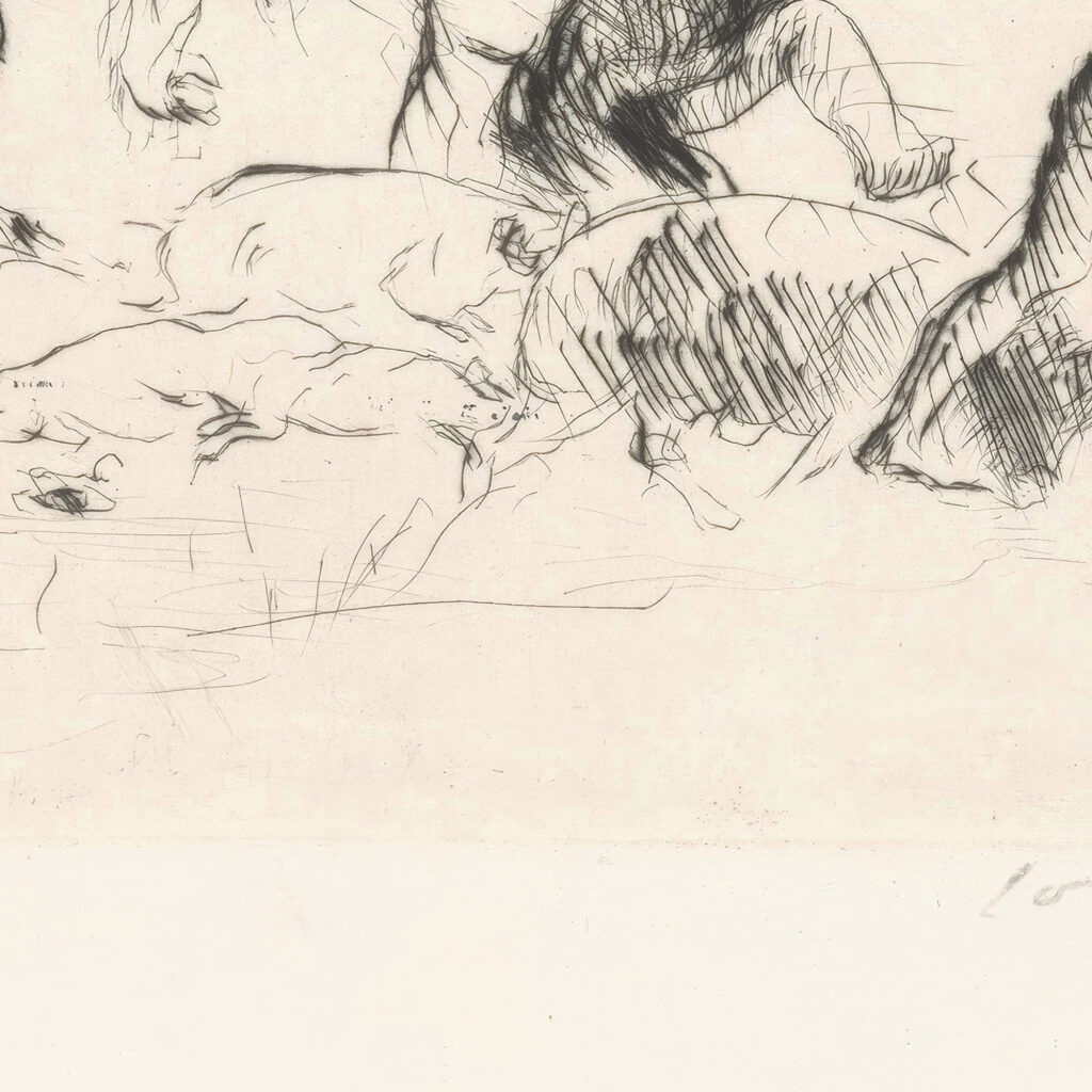 Saters een nimf een faun en een toom varkens 1923 Lovis Corinth 8 mockup