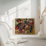 Satirical figure on the Blue Rider 1913 August Macke 4 mockup