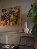 Satirical figure on the Blue Rider 1913 August Macke video mockup