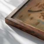 Satyr 1942 Cyprian Majernik close up dark wood mockup