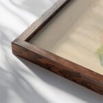 Scarlet 1808 Mary Gartside close up dark wood mockup