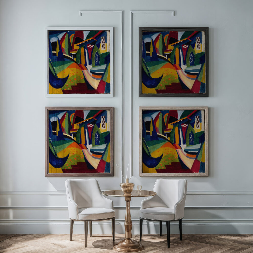 Scheherazade 1915 Henry Lyman Sayen framed posters mockup