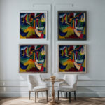 Scheherazade 1915 Henry Lyman Sayen framed posters mockup