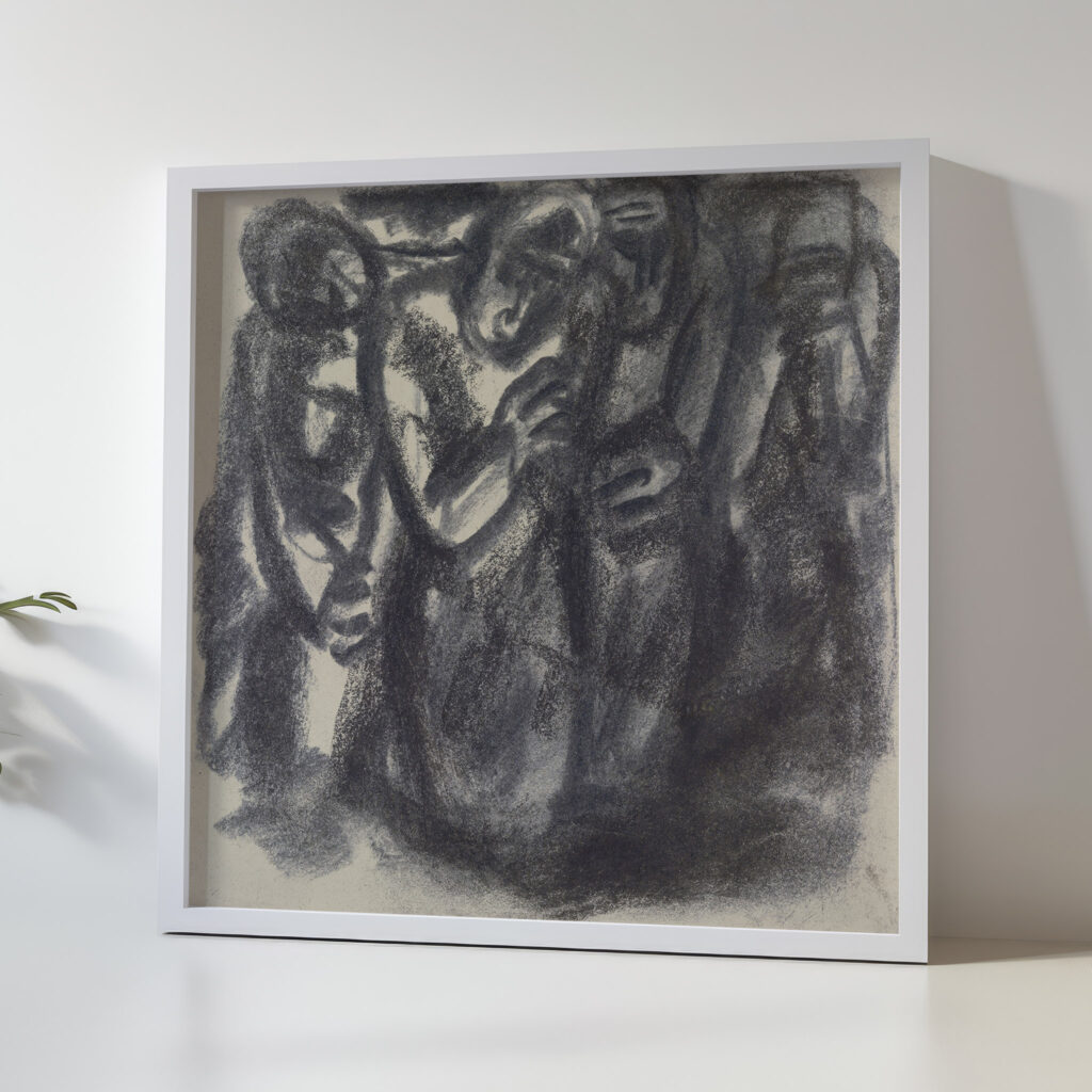 Schets van een groep mensen 1891 Leo Gestel 5 mockup