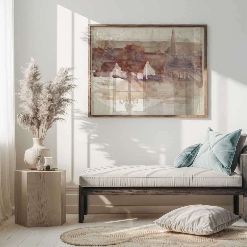 Schets van een stadsgezicht 1870 1935 Max Liebermann 5 mockup