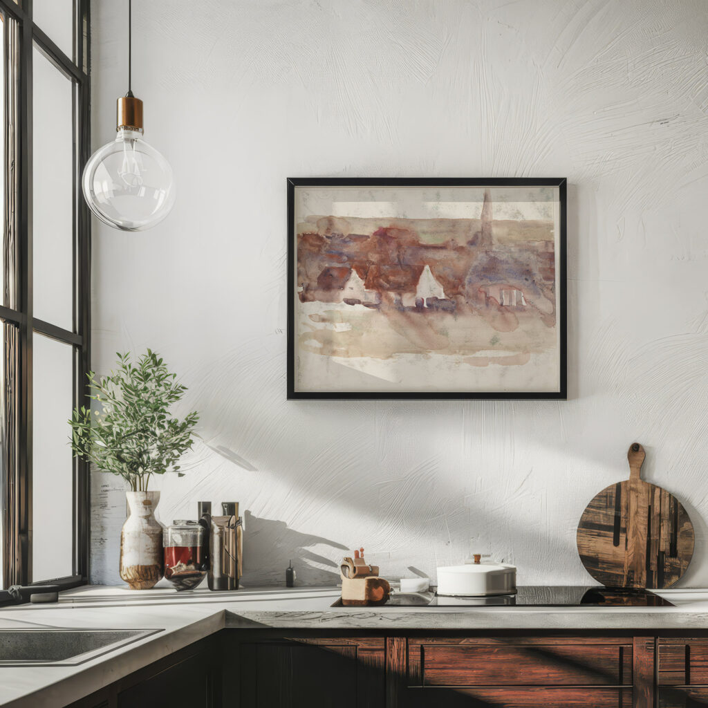 Schets van een stadsgezicht 1870 1935 Max Liebermann 6 mockup