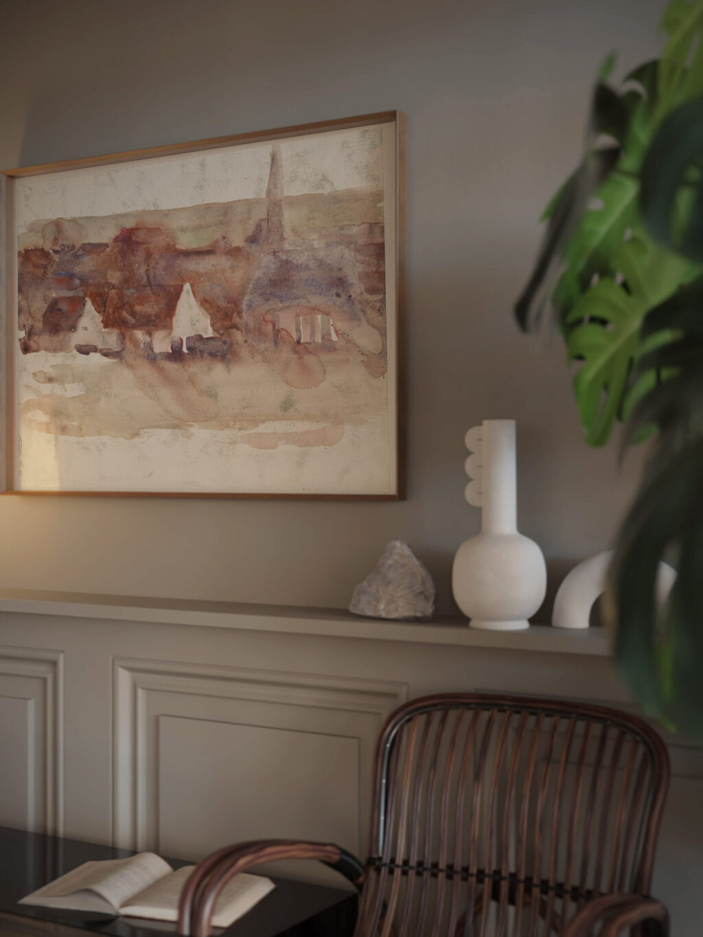 Schets van een stadsgezicht 1870 1935 Max Liebermann video mockup