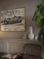 Schetsblad met een schip met een man aan boord 1891 Leo Gestel 1 video mockup