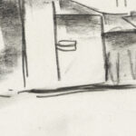 Schetsblad met huis 1891 Leo Gestel 8 mockup