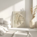 Schetsblad met man die twee paarden in bedwang houdt 1891 Leo Gestel 4 mockup