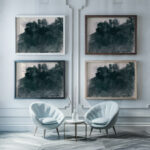 Schetsboek met 38 bladen c. 1884 c. 1887 Willem Witsen framed posters mockup