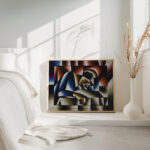 Schlafende Frau Arthur Segal 4 mockup