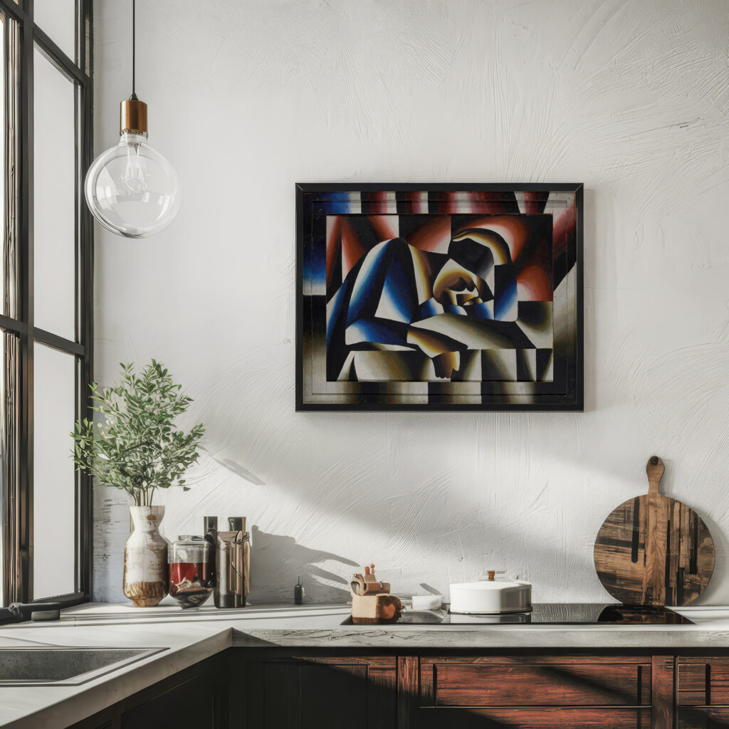 Schlafende Frau Arthur Segal 6 mockup