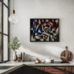 Schlafende Frau Arthur Segal 6 mockup