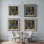 Schlemihls Begegnung mit dem Schatten 1915 Ernst Ludwig Kirchner framed posters mockup