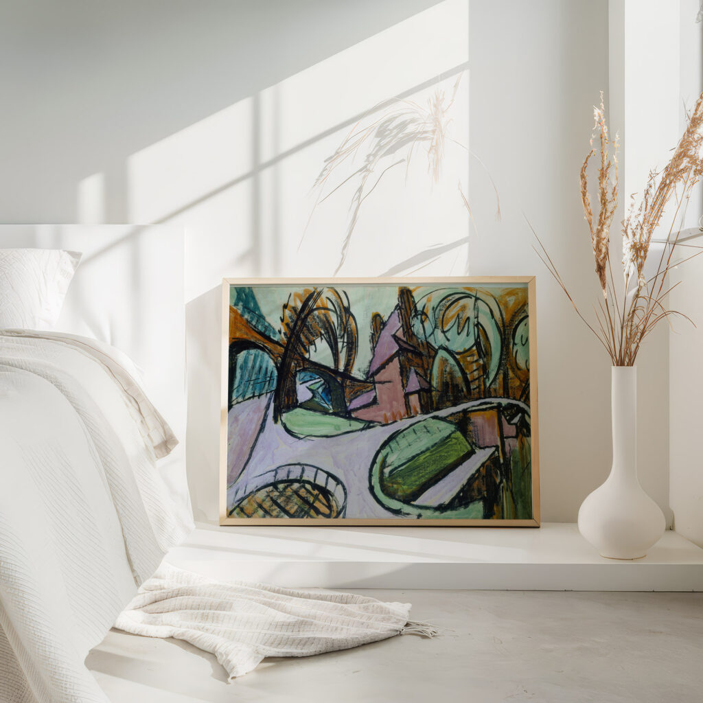 Schleuse im Berliner Tiergarten circa 1919 Anton Kerschbaumer 4 mockup