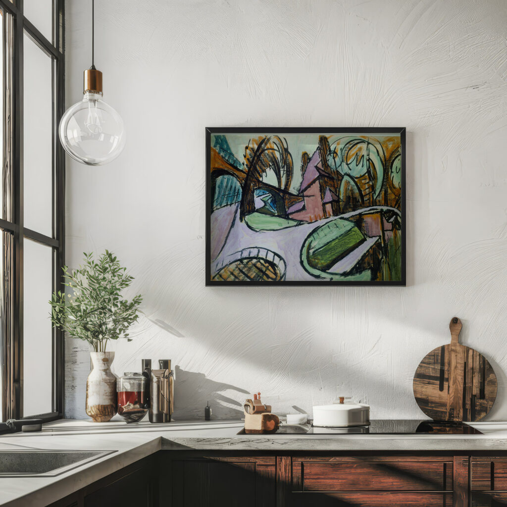 Schleuse im Berliner Tiergarten circa 1919 Anton Kerschbaumer 6 mockup