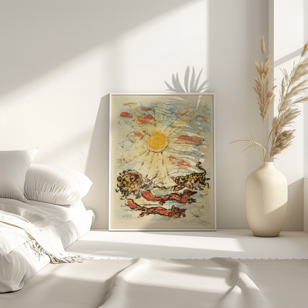 Schlussseite aus der Folge ‘Reinecke Fuchs 1920 Lovis Corinth 4 mockup