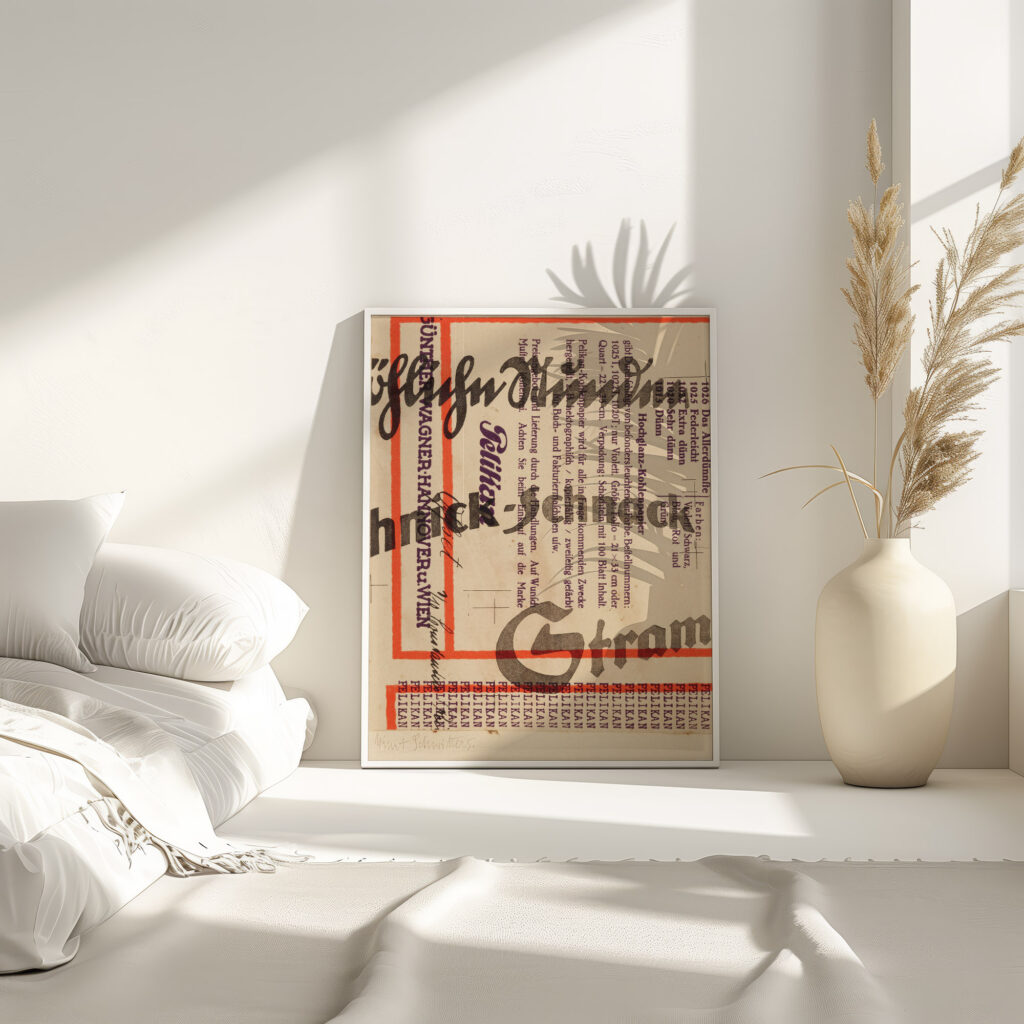 Schnack Pelikan circa 1925 Kurt Schwitters 4 mockup