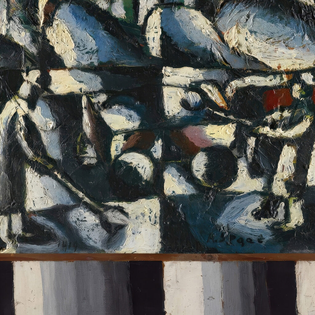 Schneeschipper Snow Shovellers circa 1919 Arthur Segal 8 mockup