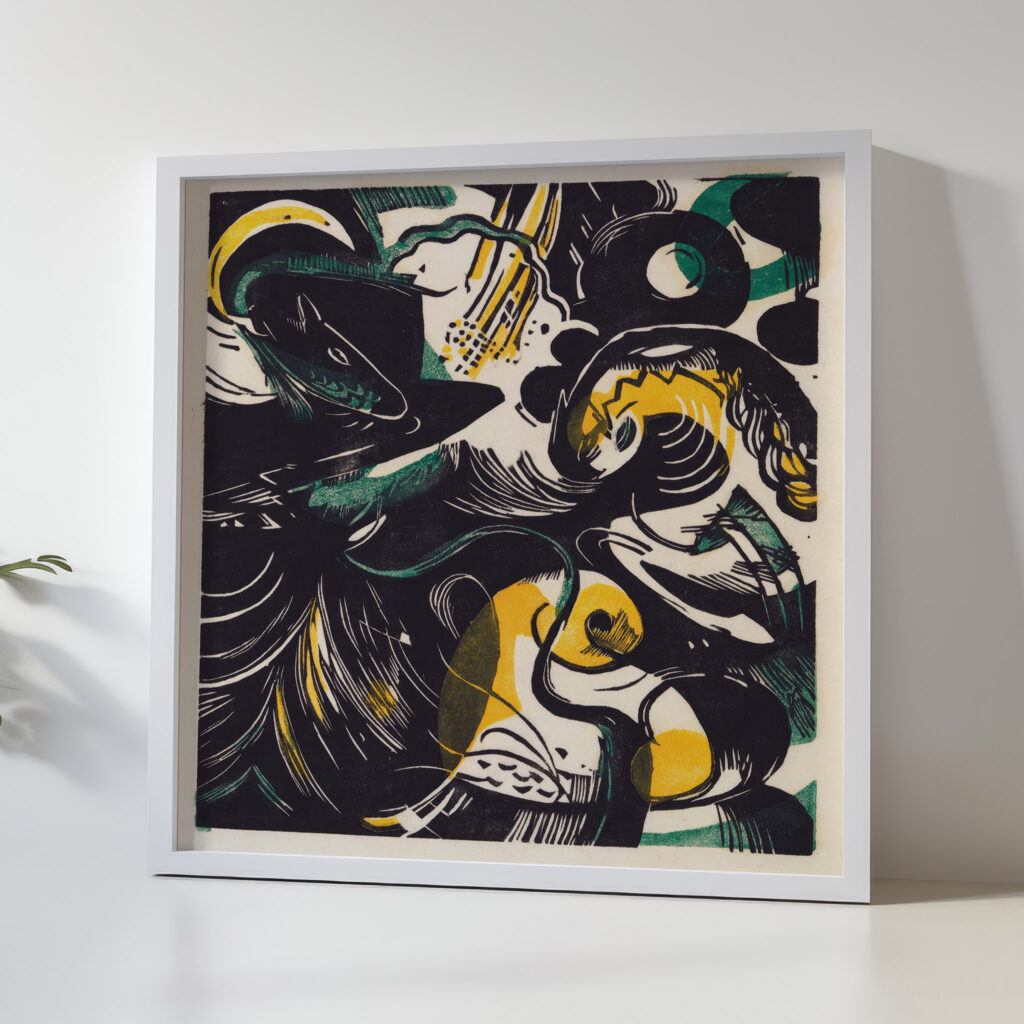 Schopfungsgeschichte II 1914 Franz Marc 5 mockup