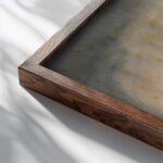Schovenbinder Arie Van de Giessen close up dark wood mockup