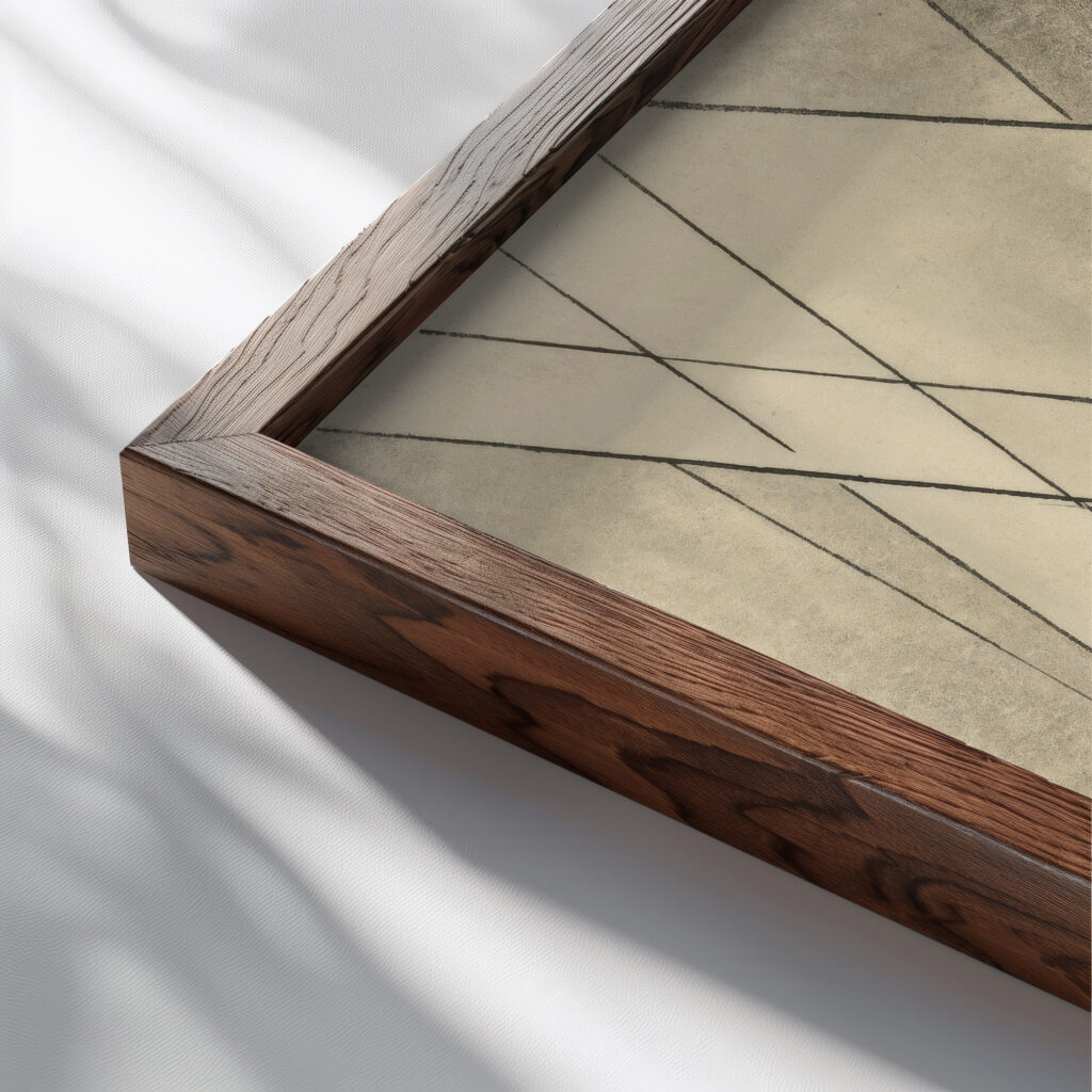 Schrecken 1939 Karl Wiener close up dark wood mockup