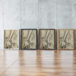 Schrecken 1939 Karl Wiener framed posters mockup