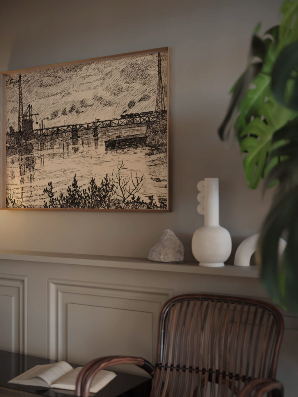 Schuylkill no. 3 Henry Lyman Sayen video mockup