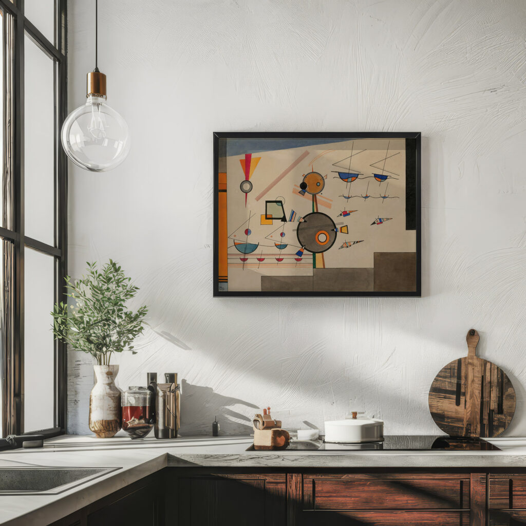 Schweben Floating 1924 Wassily Kandinsky 6 mockup