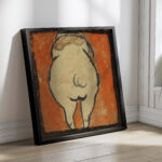 Schwein von hinten 1918 Egon Schiele 4 mockup