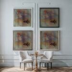 Schwere Spitzen 1928 Wassily Kandinsky framed posters mockup