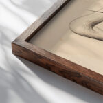 Scirocco 1896 Hans Nikolaj Hansen close up dark wood mockup