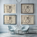 Scirocco 1896 Hans Nikolaj Hansen framed posters mockup