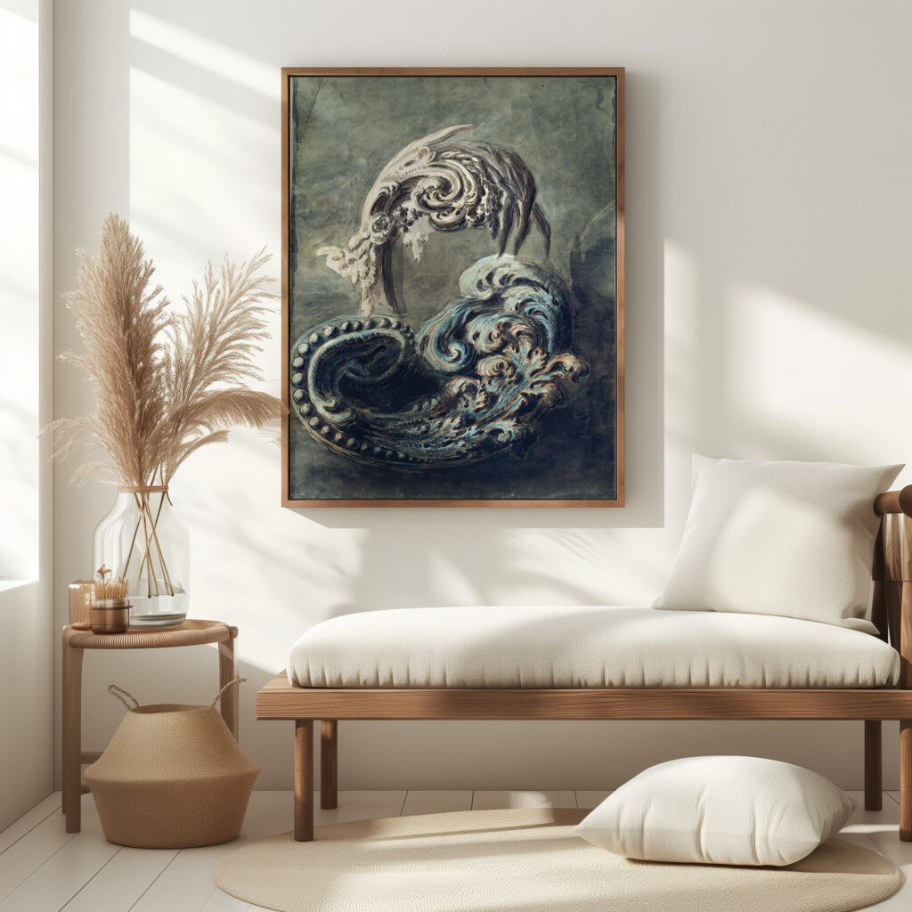 Scroll Ornament 1768 Francois Cuvillies the Younger 5 mockup