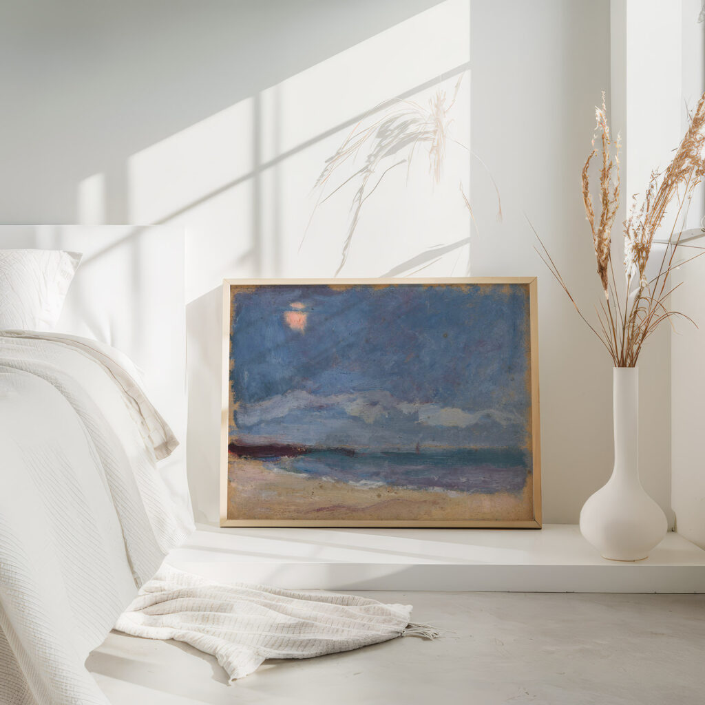 Seascape the sun behind a cloud 1910 Tadeusz Makowski 4 mockup