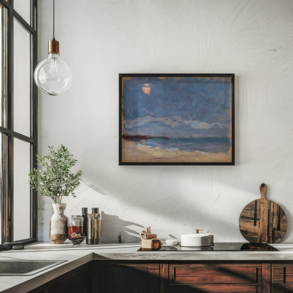 Seascape the sun behind a cloud 1910 Tadeusz Makowski 6 mockup