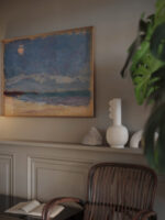 Seascape the sun behind a cloud 1910 Tadeusz Makowski video mockup