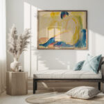 Seated Female Nude with Blue Stockings 1919 1924 Edvard Munch 5 mockup