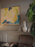 Seated Female Nude with Blue Stockings 1919 1924 Edvard Munch video mockup