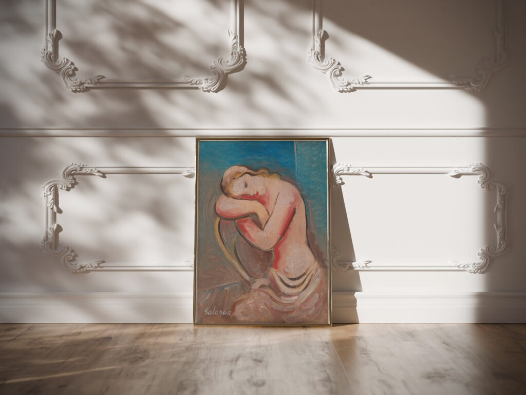 Seated Model 1936–1937 Mikulas Galanda video mockup