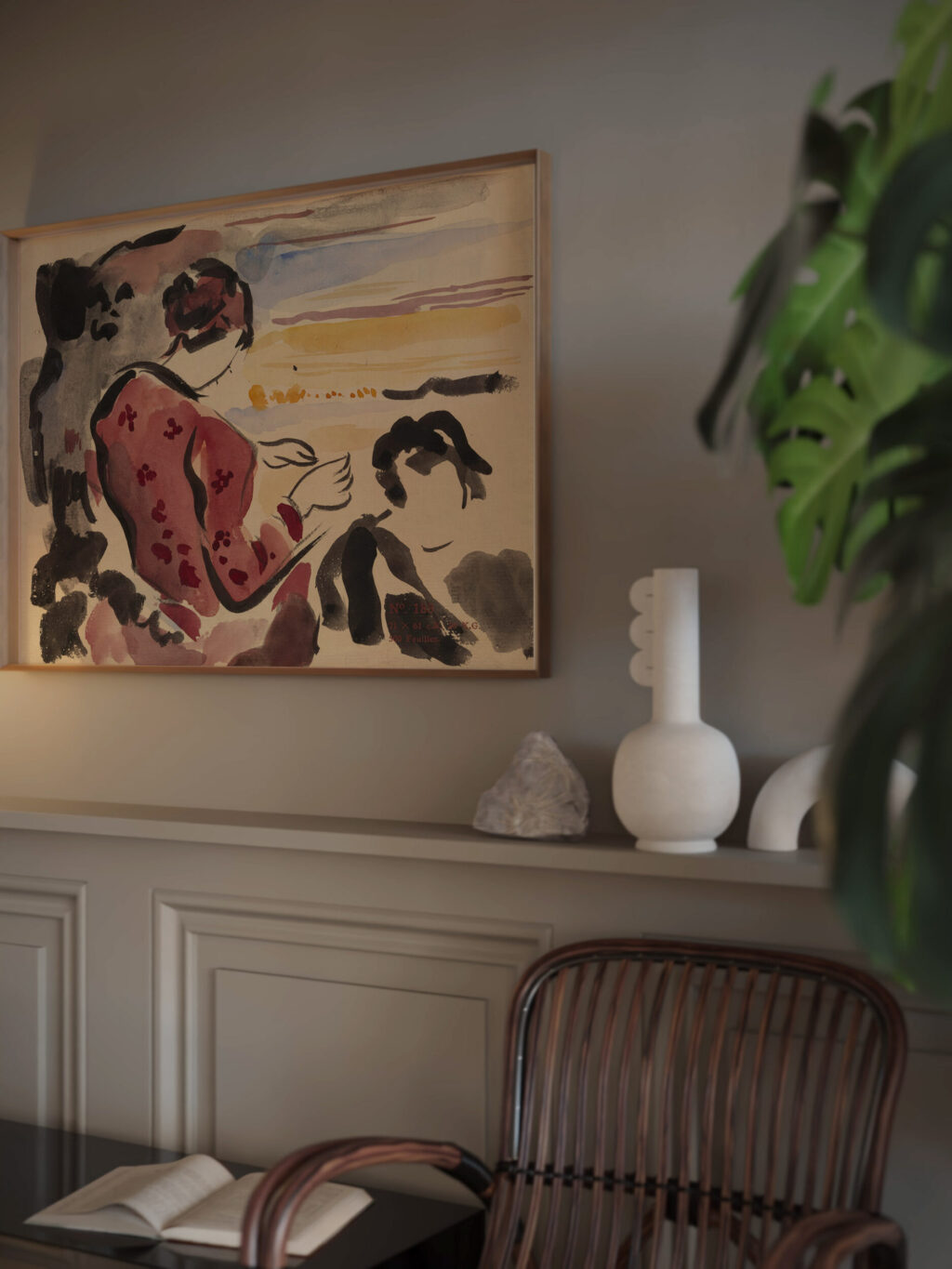 Seated Woman Rik Wouters video mockup