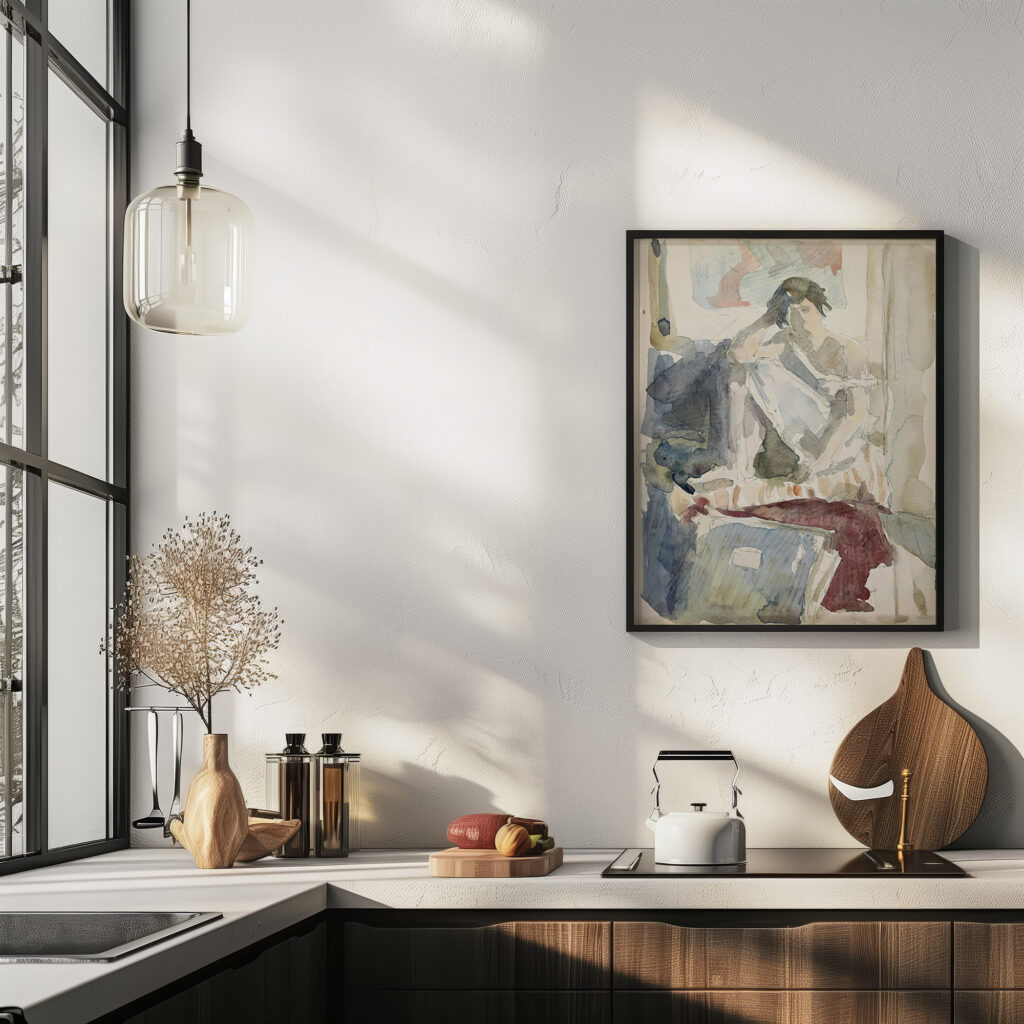 Seated Woman in an Interior c. 1916 Reijer Stolk 6 mockup