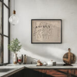 Sechs Tanzerinnen vor Bogendekoration Englisches Ensemble 1910 Ernst Ludwig Kirchner 6 mockup