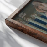 Seduction 1936 Cyprian Majernik close up dark wood mockup