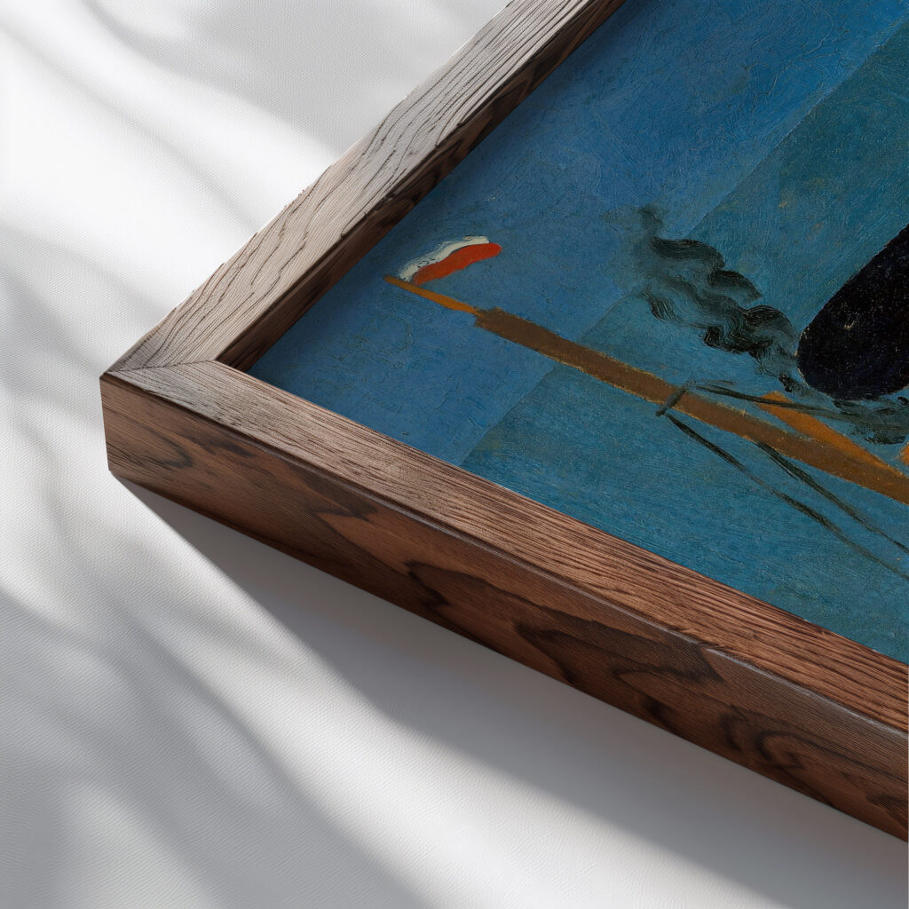 Seemann 1924 Franz Wilhelm Seiwert close up dark wood mockup