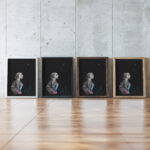 Sehnsucht Collage 1944 Karl Wiener framed posters mockup